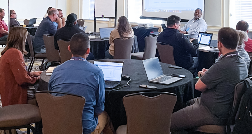 People sitting in a round table